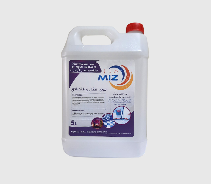 Nettoyant désinfectant sols et surfaces 5L